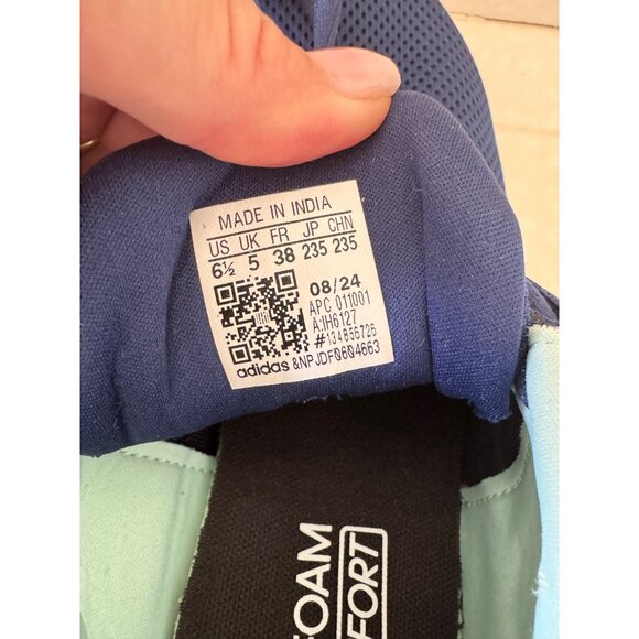 Adidas Cloudfoam Comfort Women’s size 6.5.  EU38 Sneakers Navy Blue NWOB $89 - Picture 7 of 13